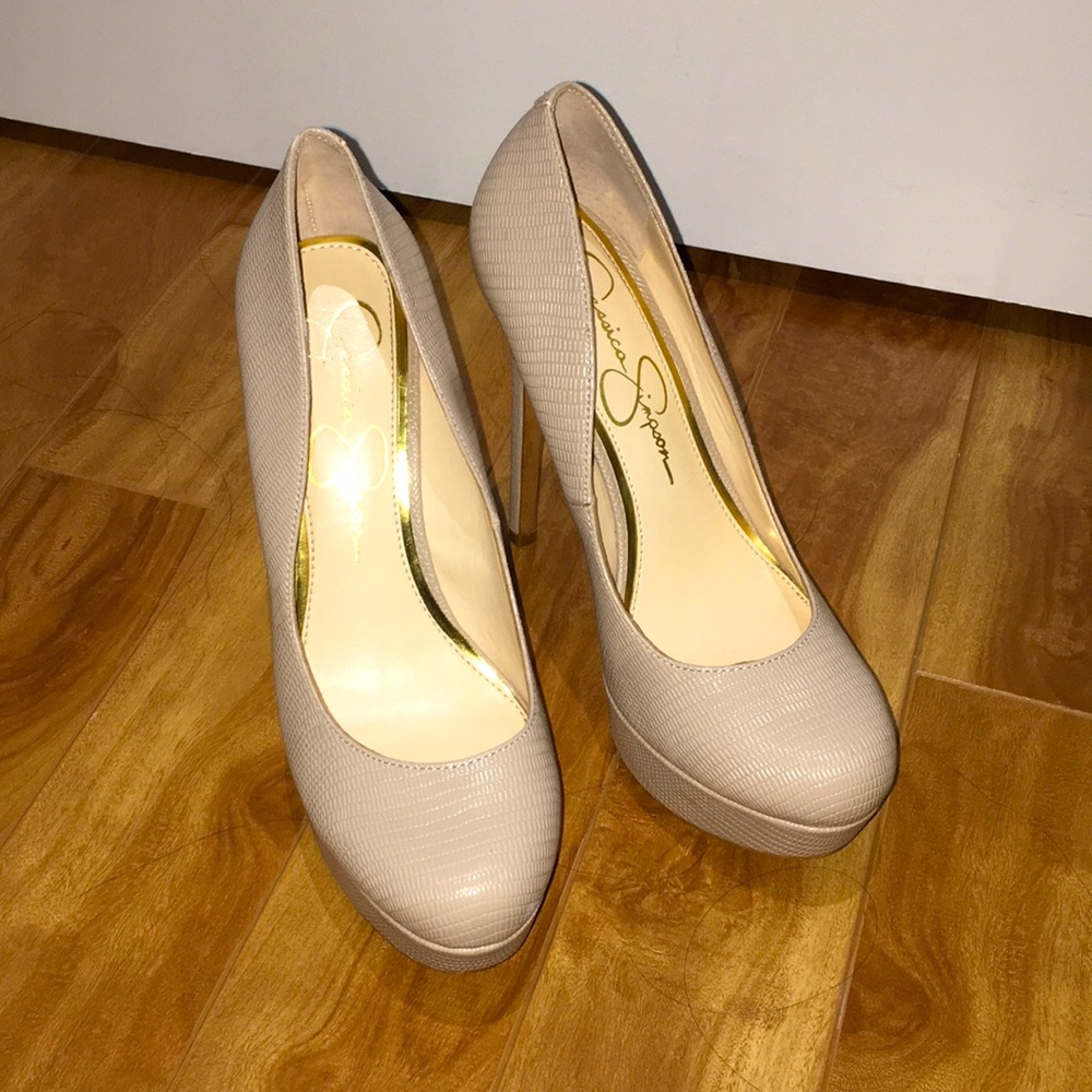 Jessica Simpson platform heels